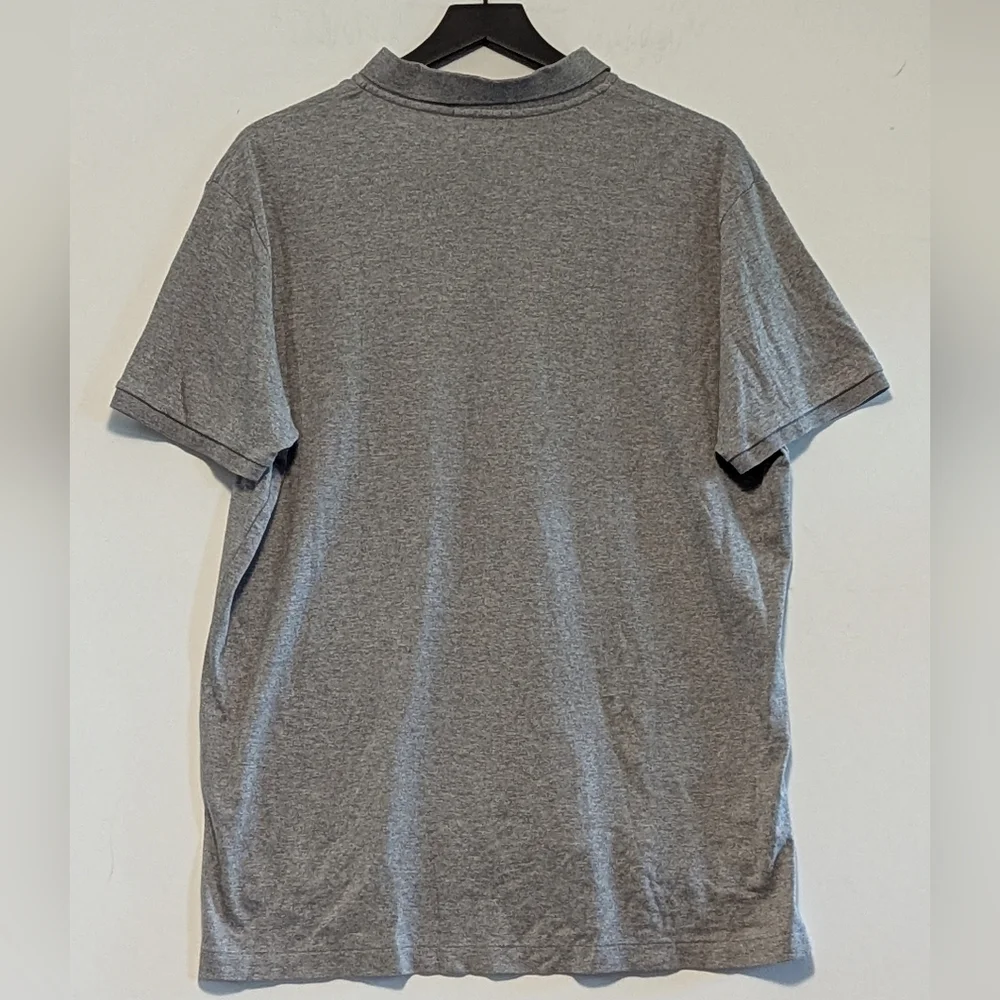 Polo Ralph Lauren Mens Gray Shirt Top Casual XL Pima Cotton Soft Excel Used Cond